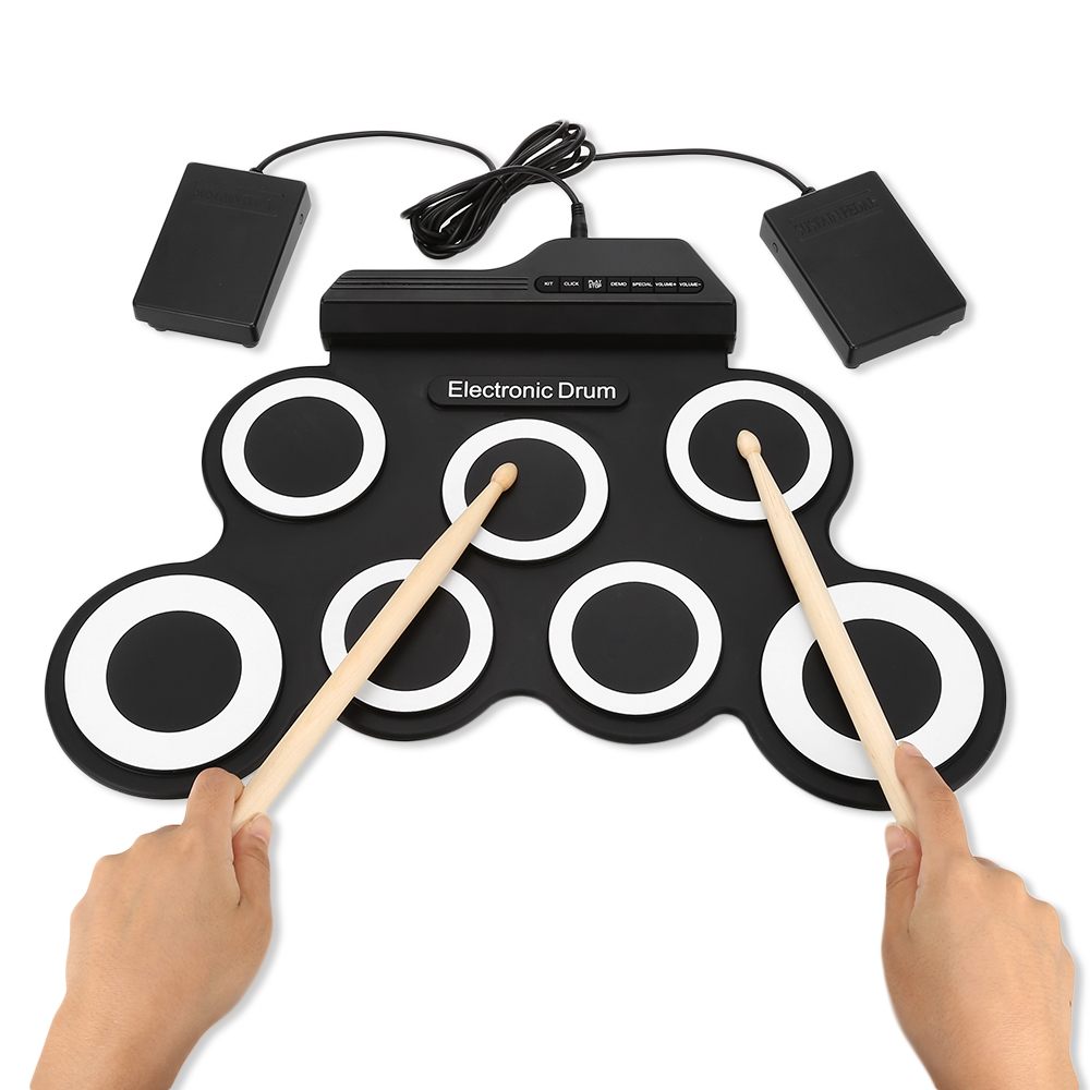 Portable Digital Silicon Drum Pads