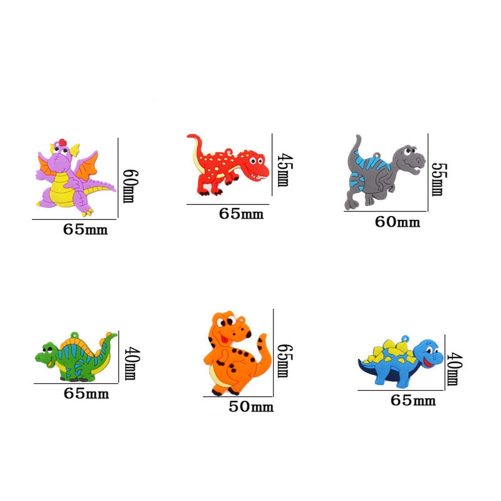 Dinosaur Rings Kids Fashion Accessories (6Pcs)