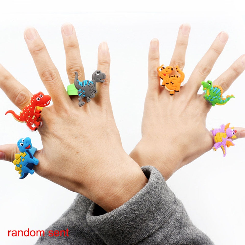 Dinosaur Rings Kids Fashion Accessories (6Pcs)