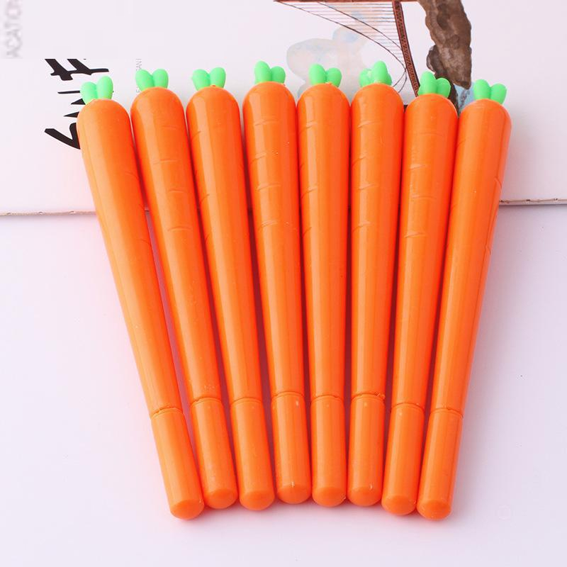 Plastic 0.5 mm Carrot Pens (2pcs)