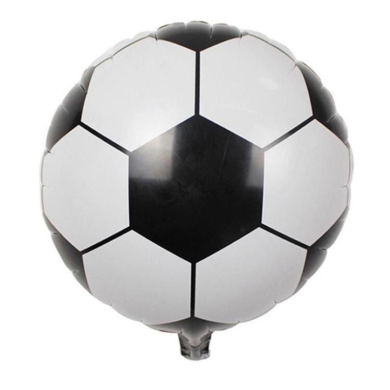 Metallic Foil Football Balloons (10pcs)