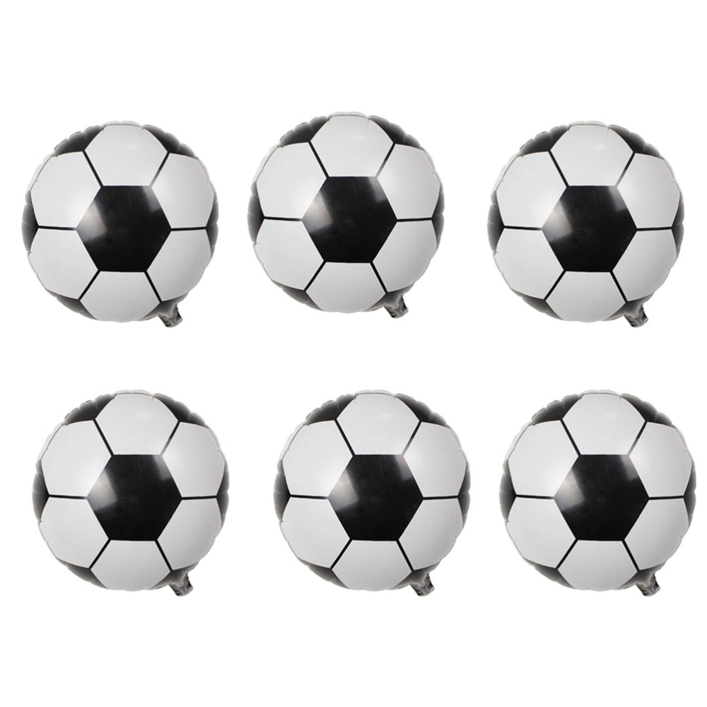 Metallic Foil Football Balloons (10pcs)