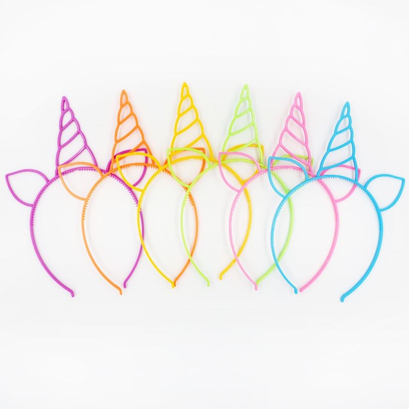 Unicorn Hairbands Party Supply Accessory (6 pcs)