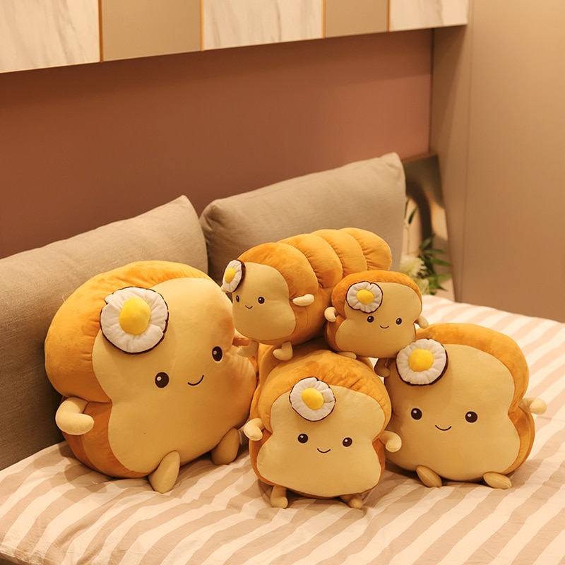 Plush Toast Pillow Soft Toy