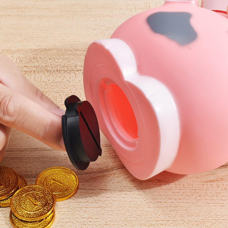 Cow Piggy Bank Kids Money Coin Keeper