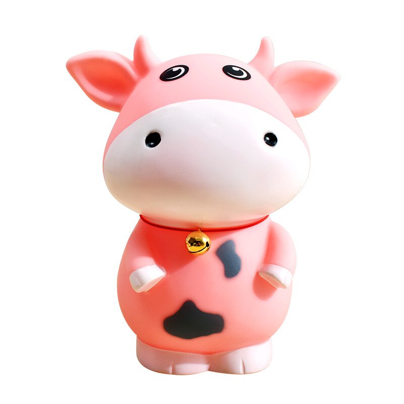 Cow Piggy Bank Kids Money Coin Keeper