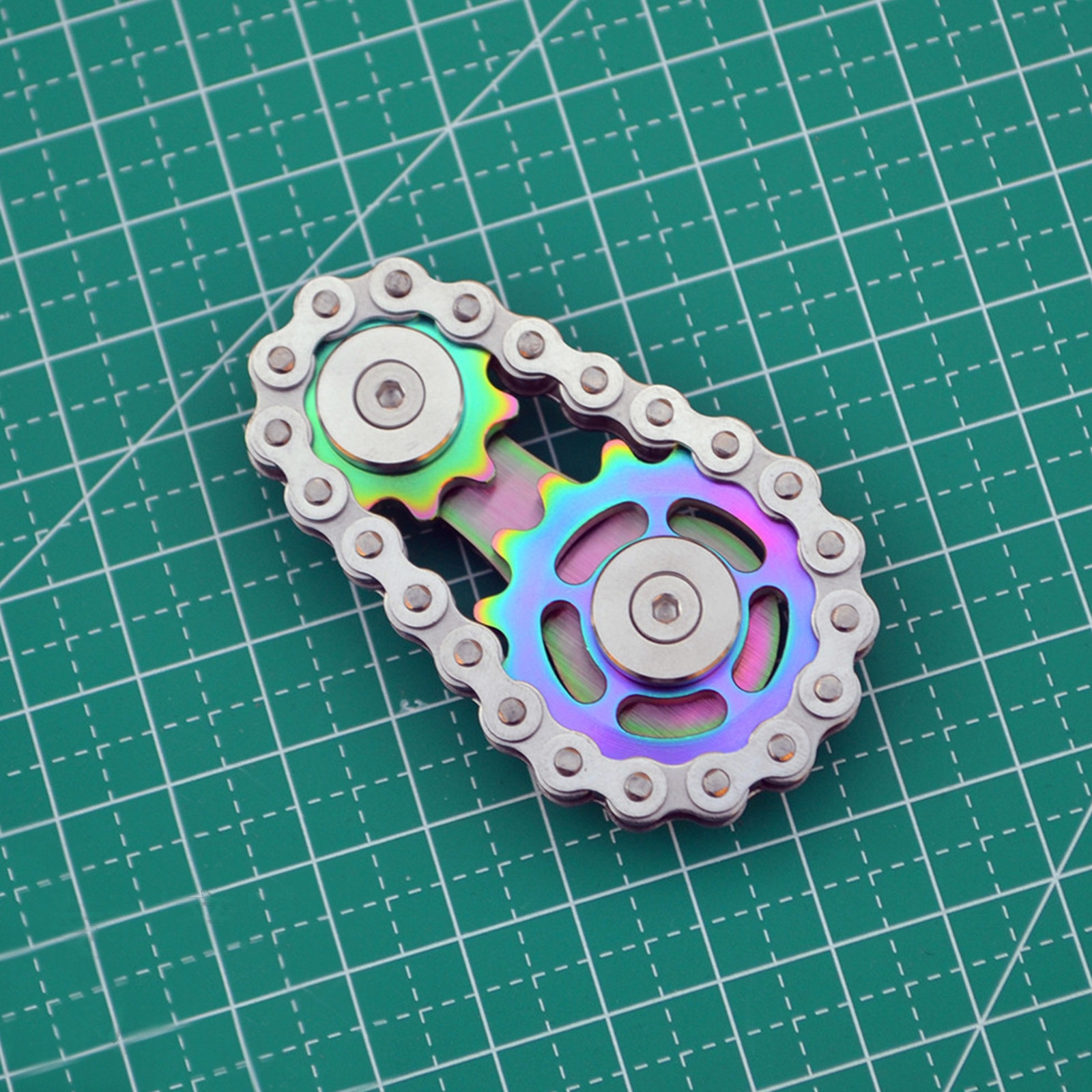 Metal Anti Stress Gear Fidget Spinner