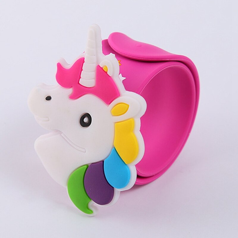 Silicone Kids Unicorn Slap Bracelet