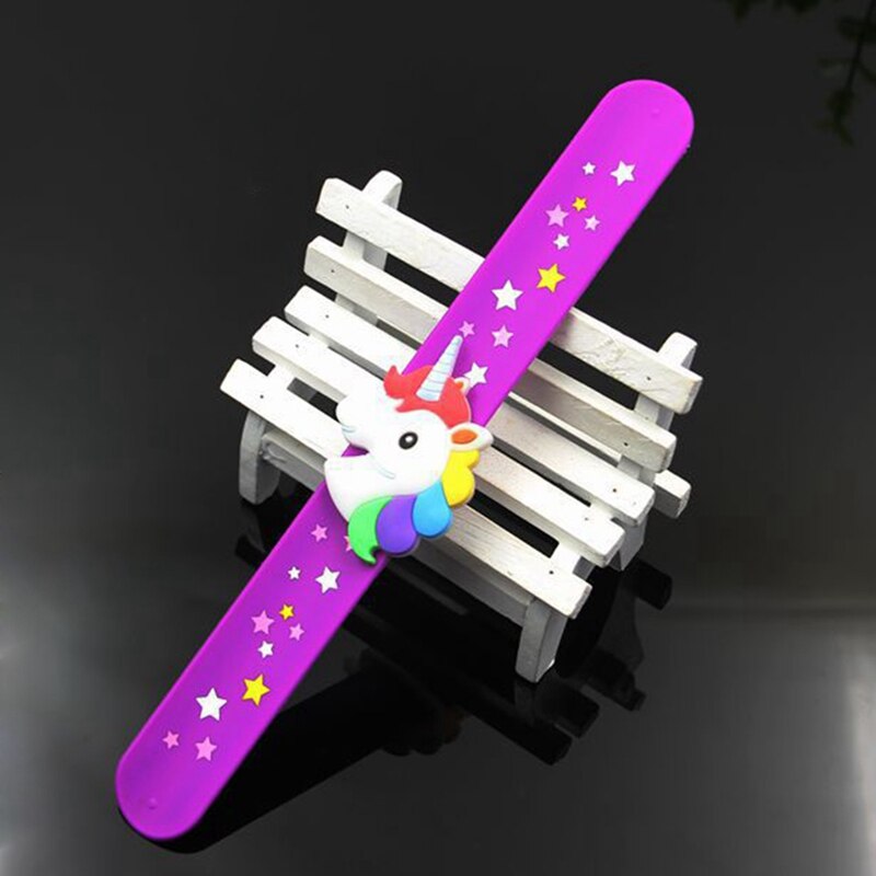 Silicone Kids Unicorn Slap Bracelet