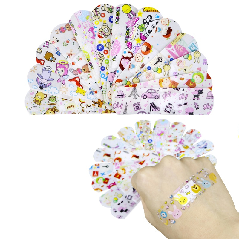 Band Aid for Kids Colorful Medical Patch (120 pcs)