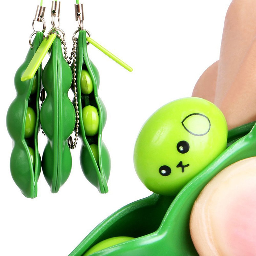Pea Pod Toy Squeeze Beans