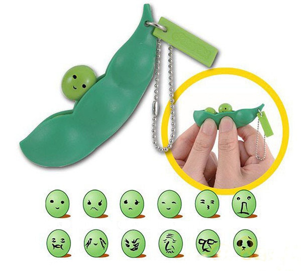 Pea Pod Toy Squeeze Beans