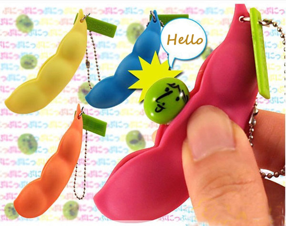 Pea Pod Toy Squeeze Beans