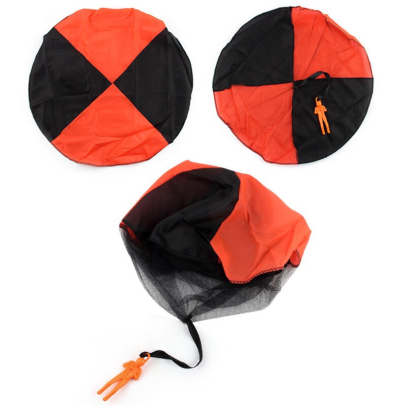 Kids Hand Throwing Soldier Parachute Toy