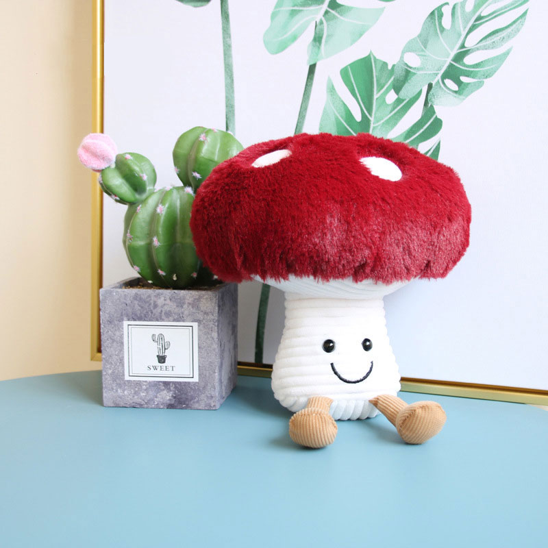 Mushroom Plush Vegetable Stuffed Toy