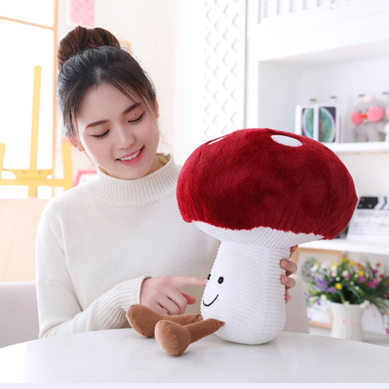 Mushroom Plush Vegetable Stuffed Toy