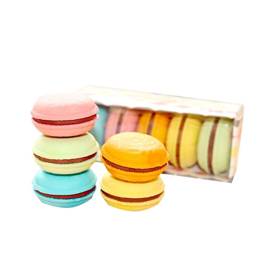 Macaron Erasers School Supply (5 Pcs)