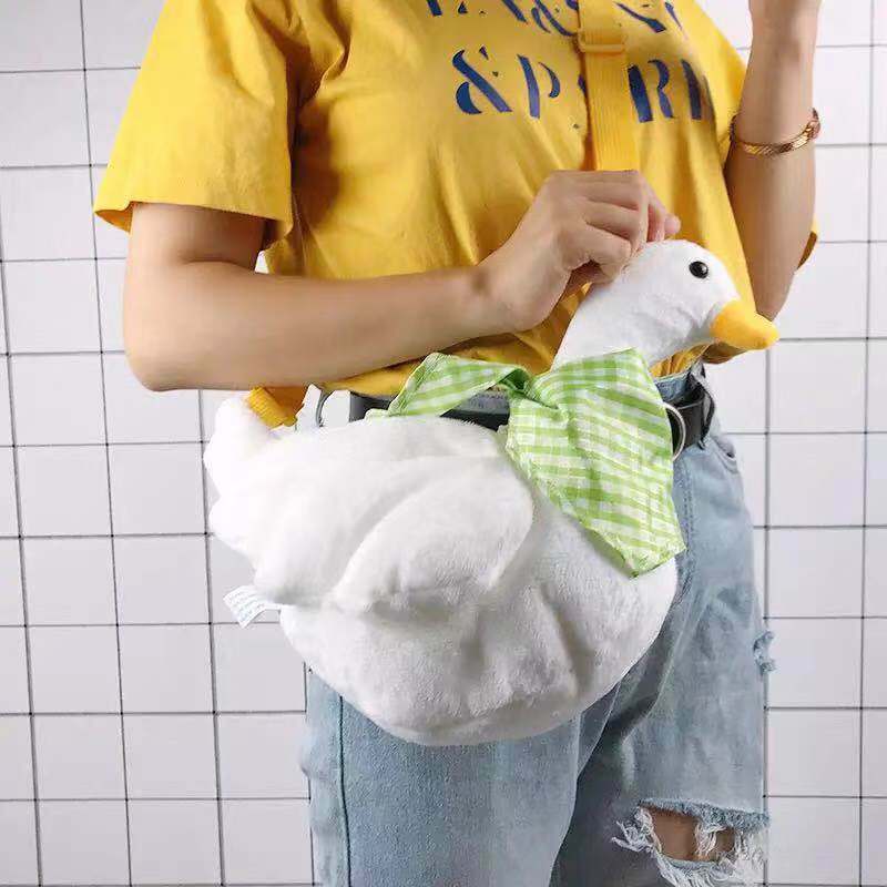 Duck Bag Cute Animal Sling Plush Purse