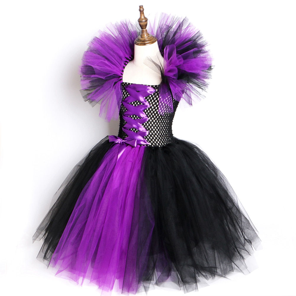 Maleficent Kids Costume Cosplay Set