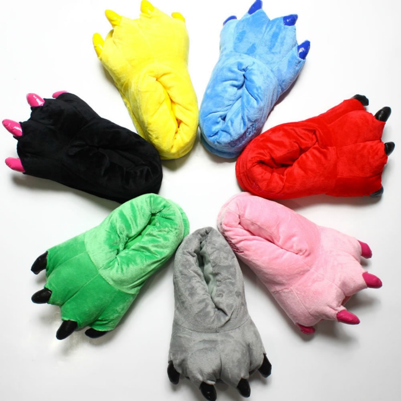 Claw Slippers Warm Costume Paw Shoes