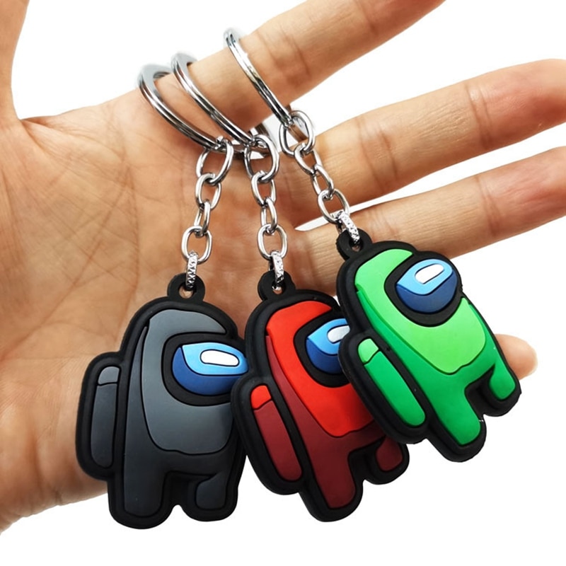 Among Us Keychain Silicone Accessory