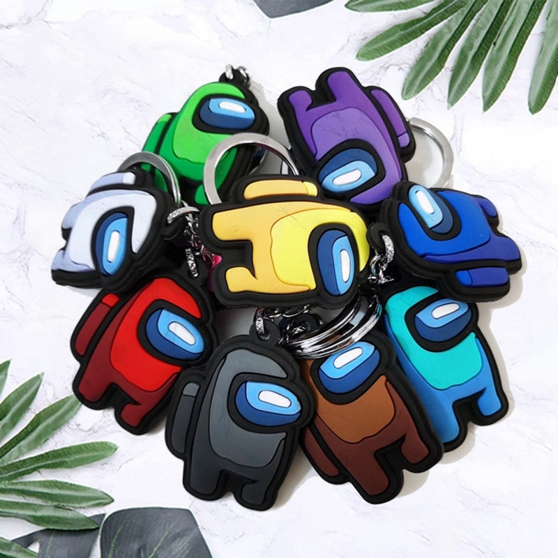 Among Us Keychain Silicone Accessory