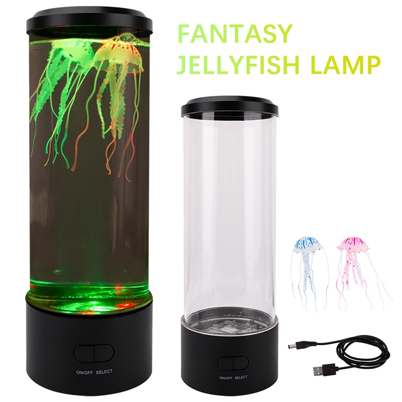 Jellyfish Mood Lamp Aquarium Night Light