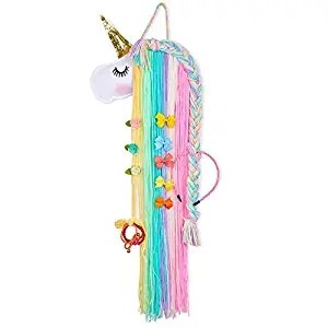 Unicorn Bow Holder Barrette Organizer