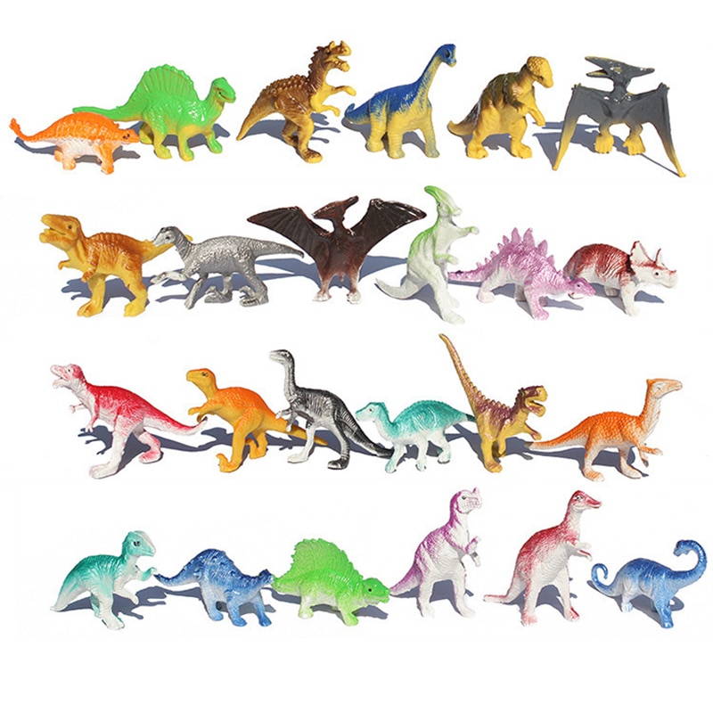 Rubber Dinosaurs 10-Piece Set