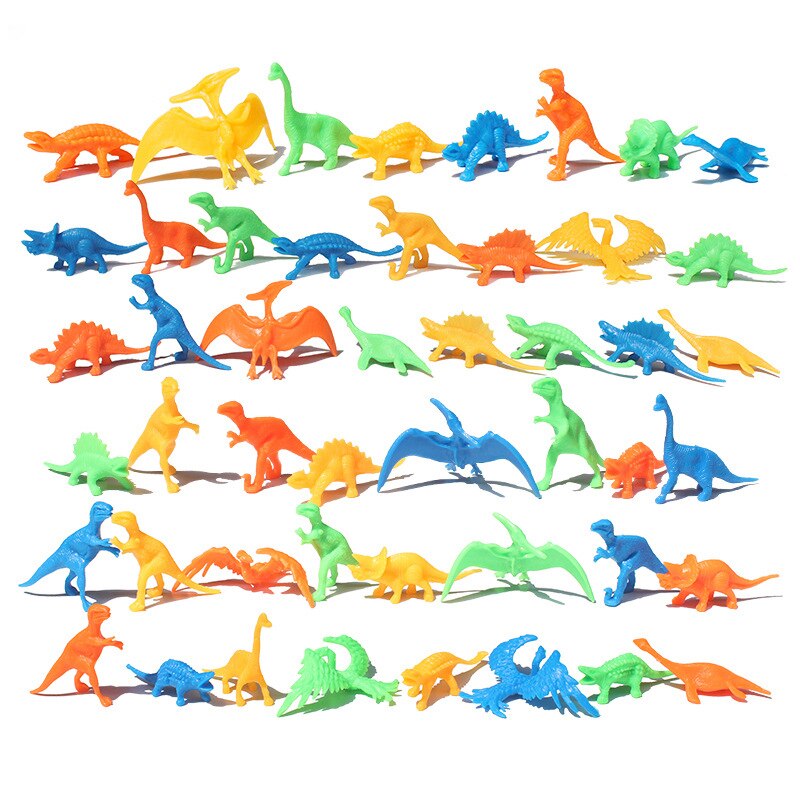 Rubber Dinosaurs 10-Piece Set