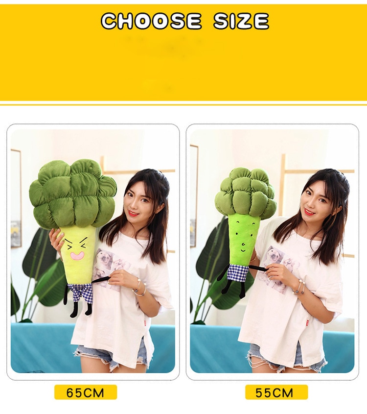 Broccoli Plush Veggie Stuffed Toy