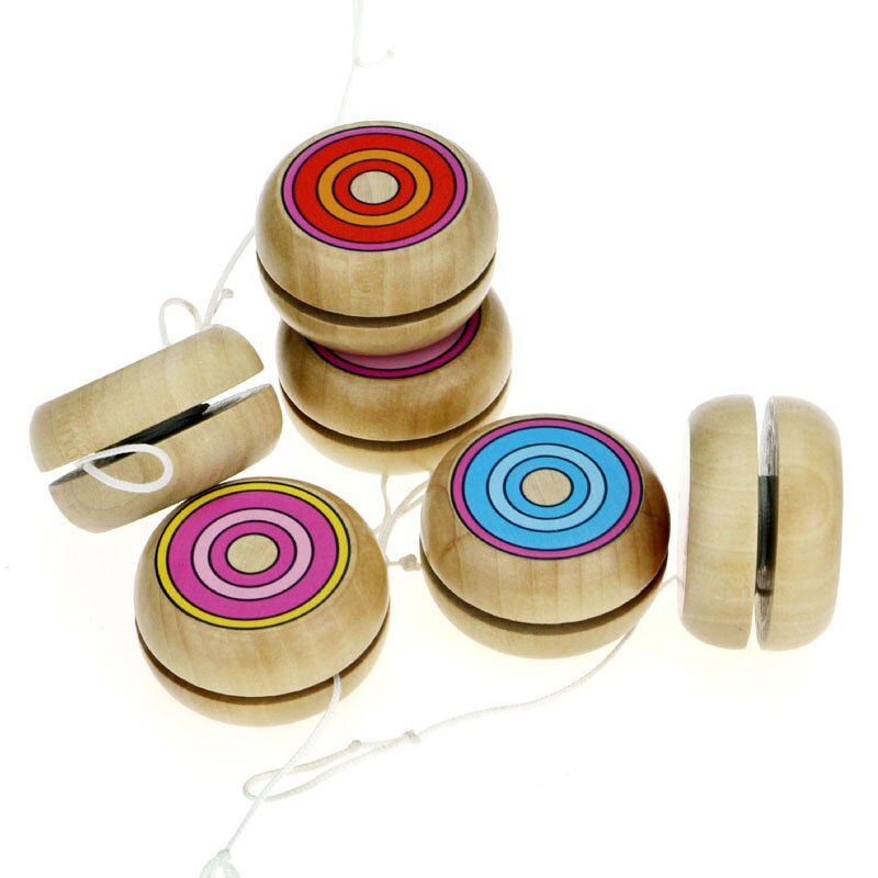Wooden Yoyo Classic Spin Toy