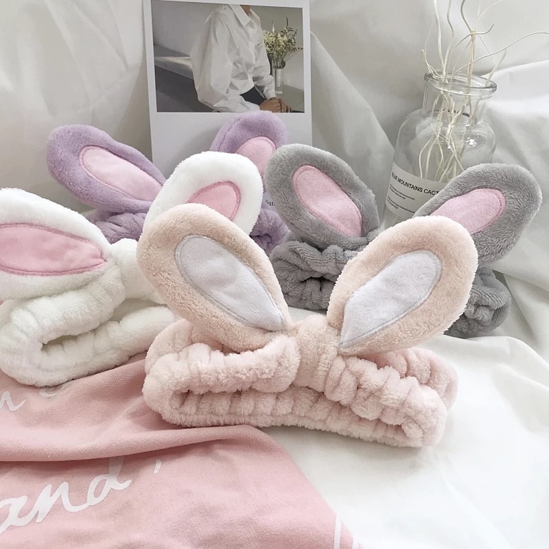 Rabbit Ears Headband Soft and Elastic Headwear