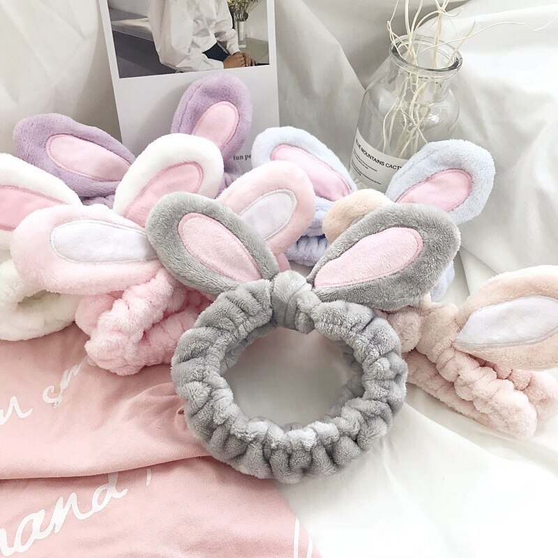 Rabbit Ears Headband Soft and Elastic Headwear