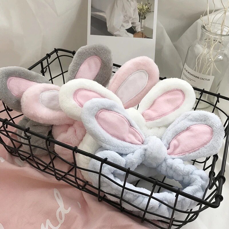 Rabbit Ears Headband Soft and Elastic Headwear