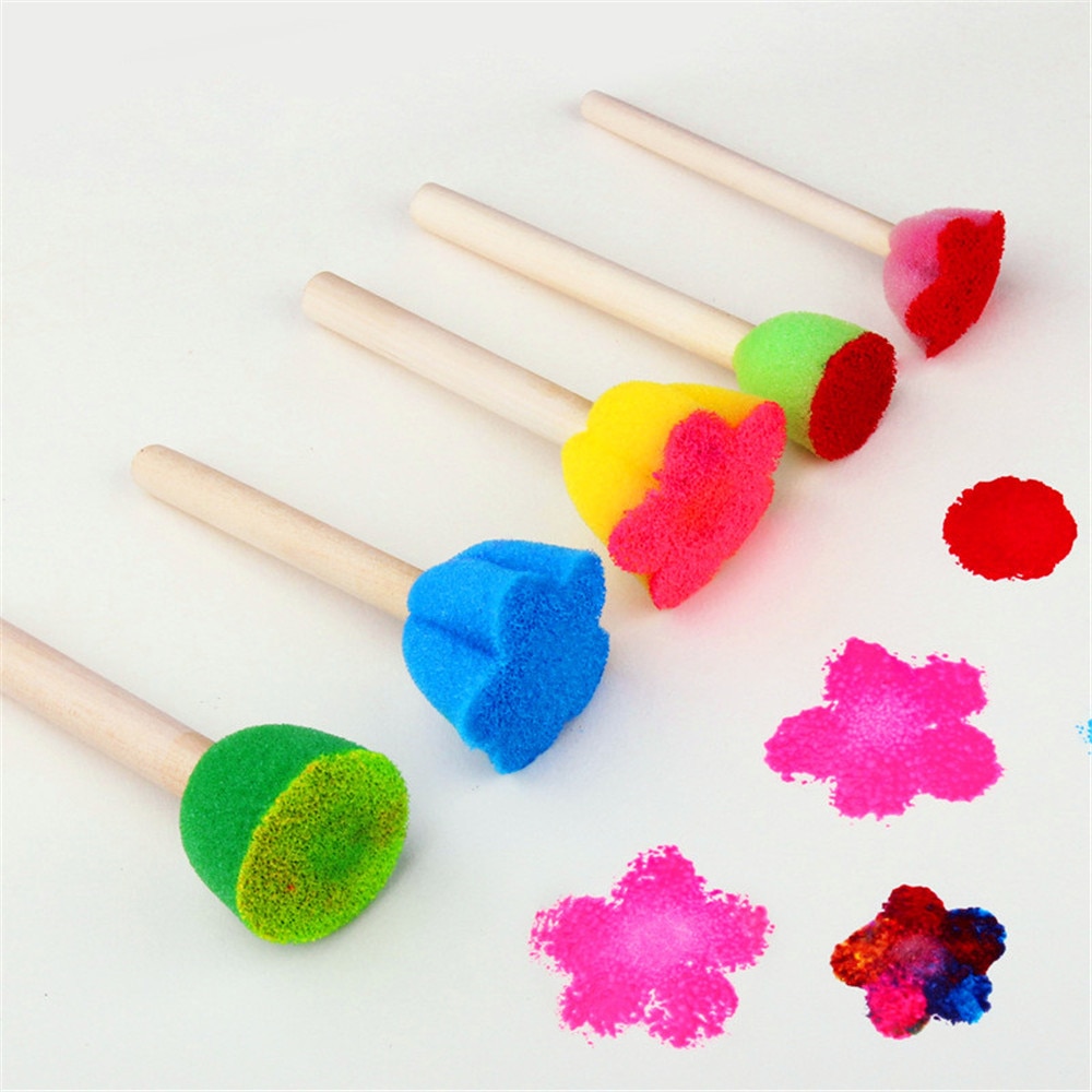 Sponge Stamps Arts and Crafts (5pcs)