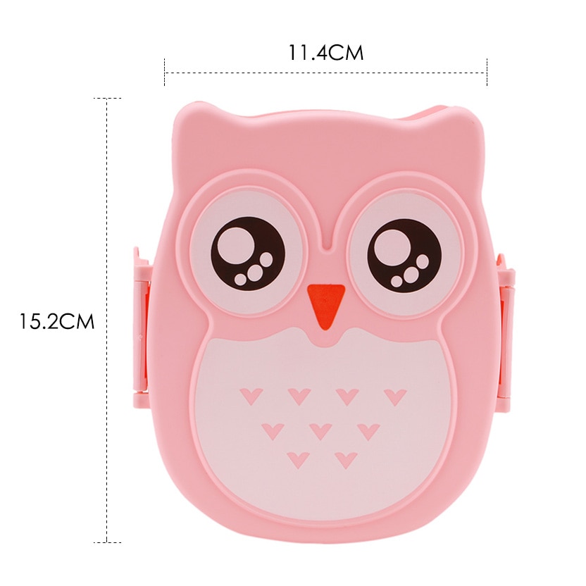 Owl Lunch Box Kids Bento Container