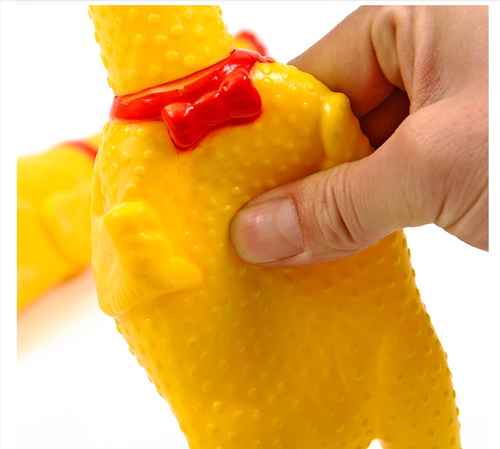 Squeaky Chicken Dog Toy Funny Pet Toy