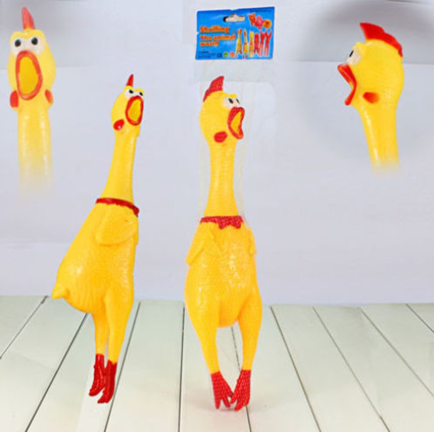 Squeaky Chicken Dog Toy Funny Pet Toy