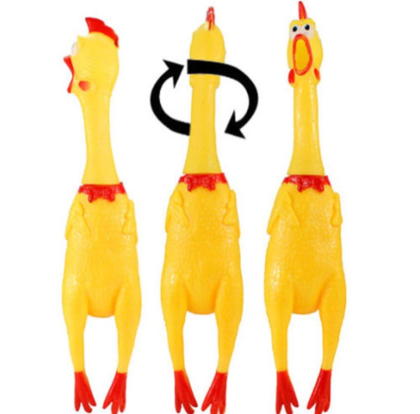 Squeaky Chicken Dog Toy Funny Pet Toy