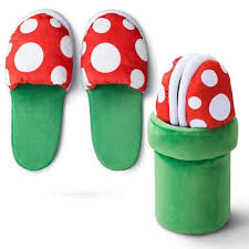 Super Mario Slippers Plush Footwear