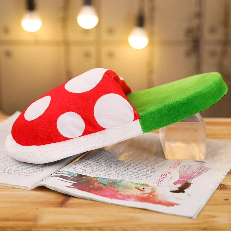 Super Mario Slippers Plush Footwear