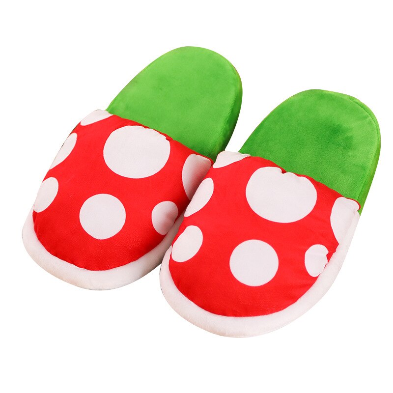 Super Mario Slippers Plush Footwear