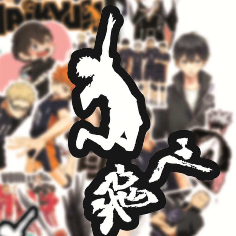 Haikyu Stickers PVC Anime Decals (50pcs)