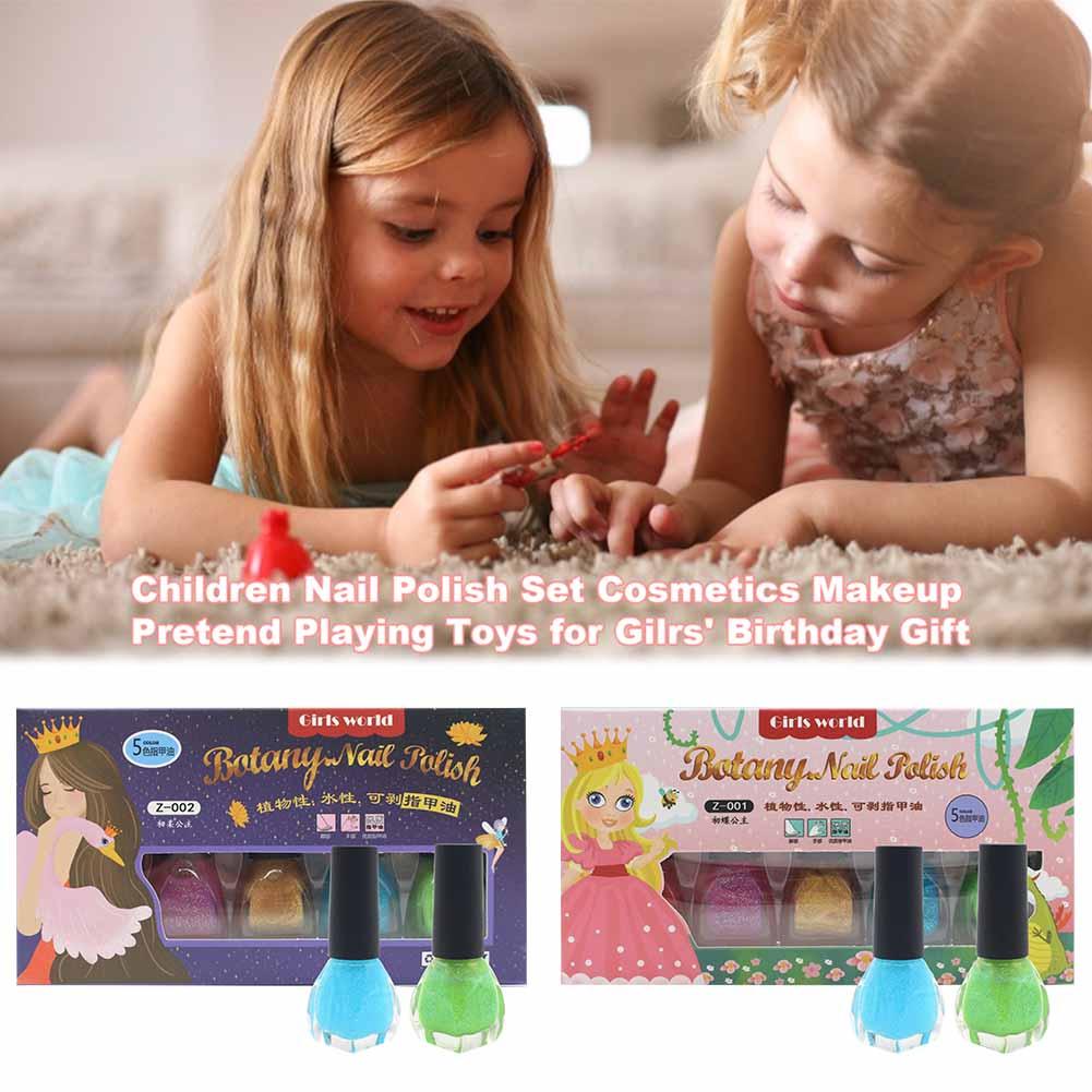 Nail Polish for Kids Set (5 Pcs)