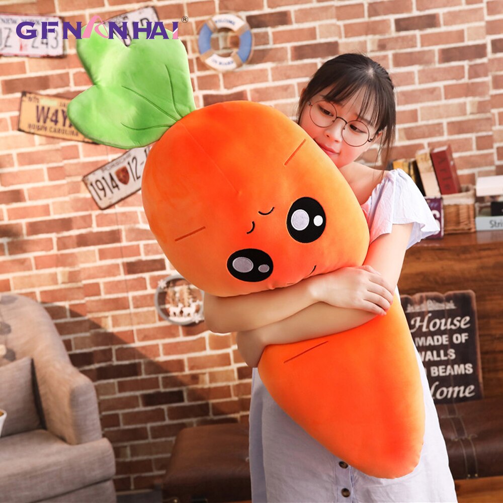 Carrot Pillow Cute Vegetable Stuffed Toy