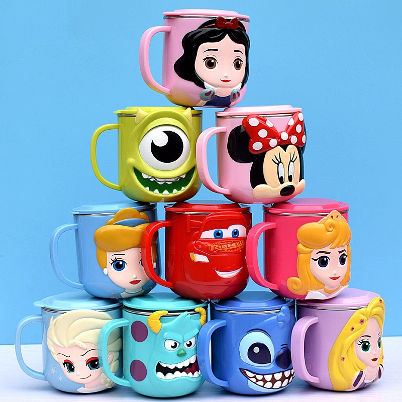 Disney Cups Character Mugs with Lid