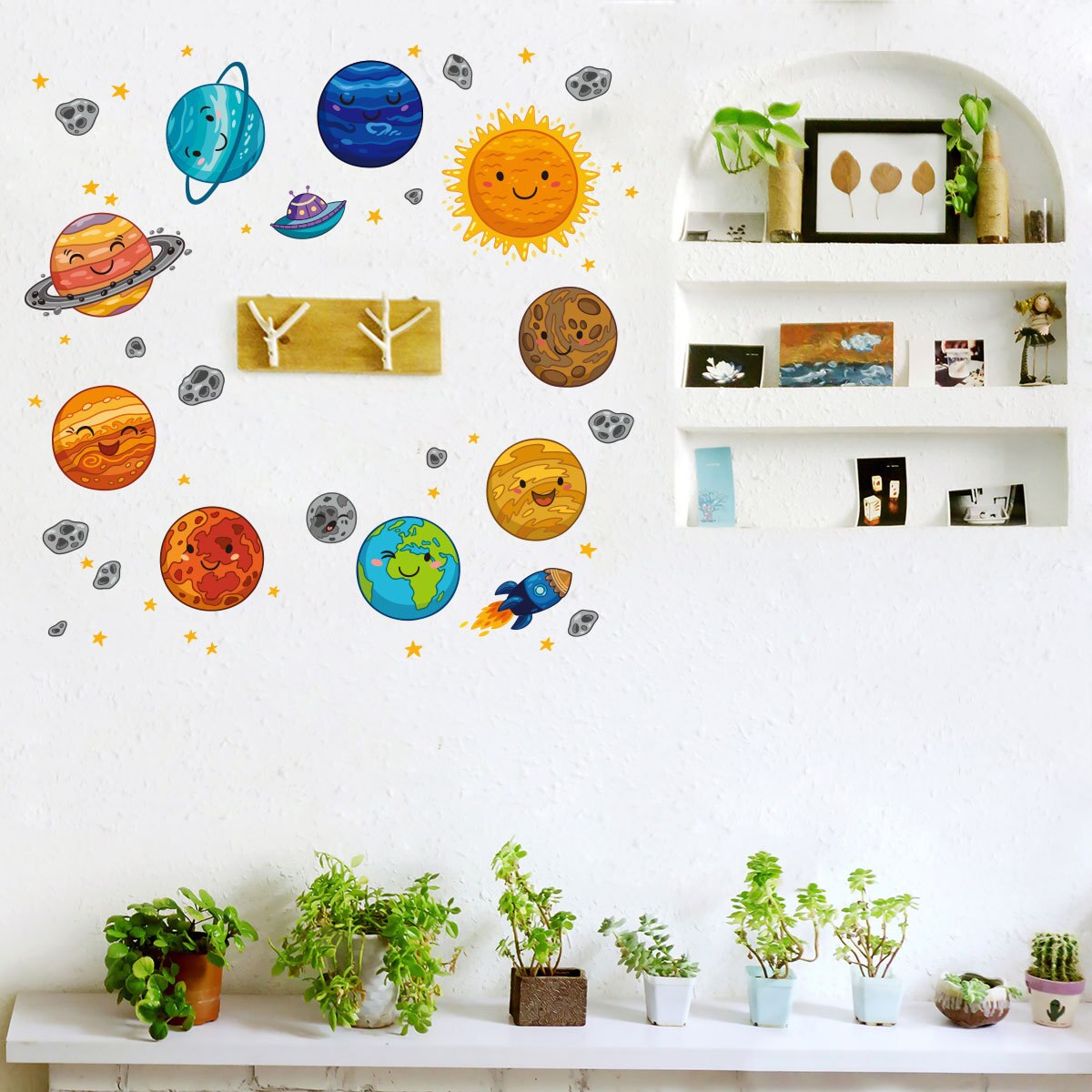 Solar System Stickers Wall Decor