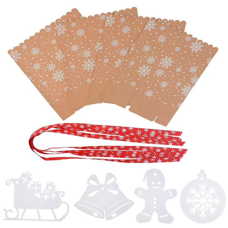 Christmas Paper Bags Gift Bags (12pcs)