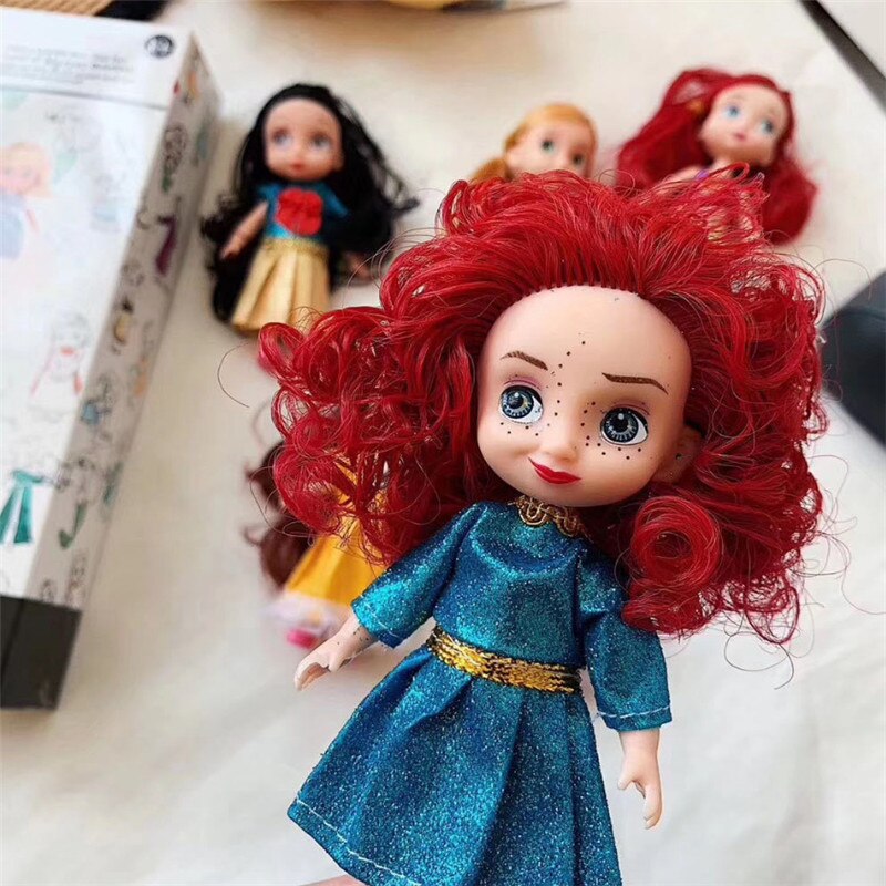 Mini Disney Princess Dolls Set of 6